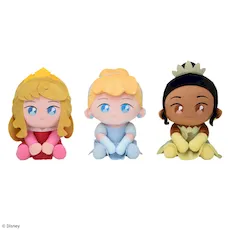 オーロラ姫&シンデレラ&ティアナ うるりぃみぃ　ぬいぐるみ
