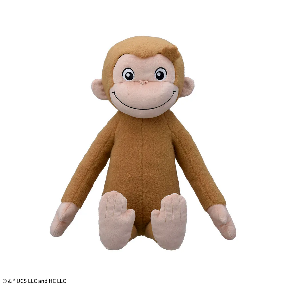おさるのジョージ ぬいぐるみ おさるのジョージ スーパーラージぬいぐるみ ふわもこ｜プライズ・くじ