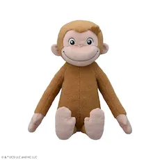 おさるのジョージ　スーパーラージぬいぐるみ　ふわもこ