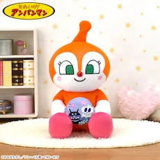 それいけ！アンパンマン　なかよし小物入れぬいぐるみLL“ドキンちゃん”