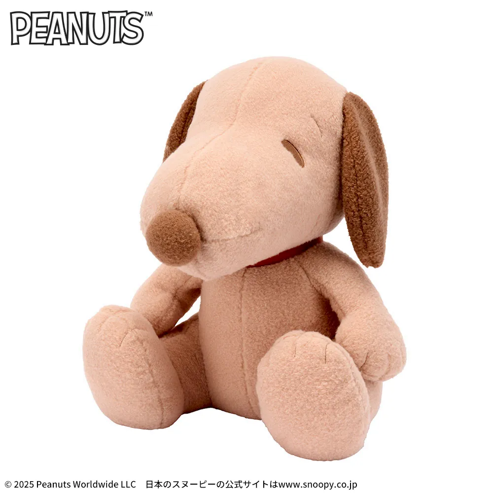 SNOOPY™　スーパーラージぬいぐるみ　もこふわ　ブラウンVer.