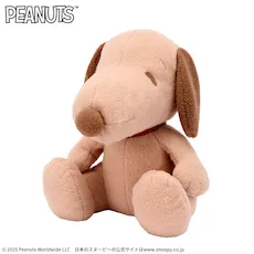 SNOOPY™　スーパーラージぬいぐるみ　もこふわ　ブラウンVer.