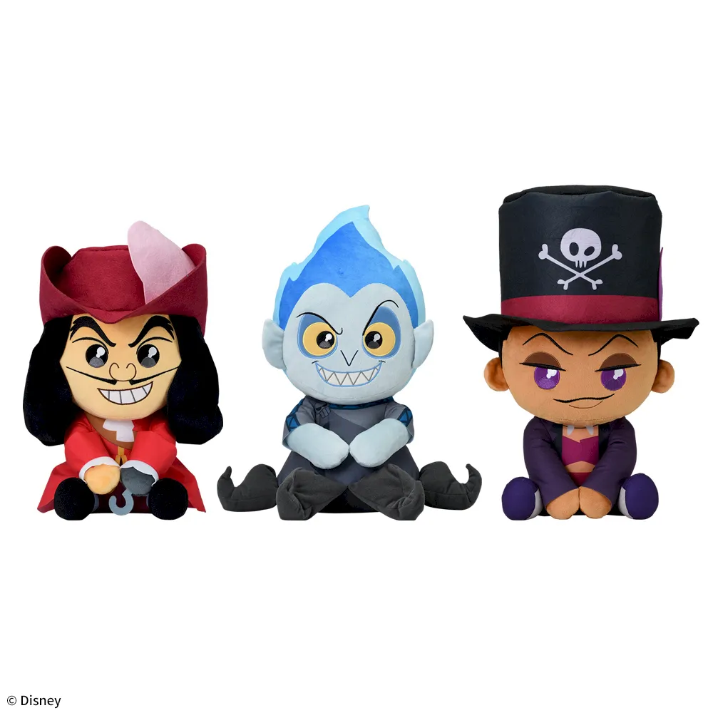 フック船長&ハデス&ドクター・ファシリエ うるりぃみぃ ぬいぐるみ