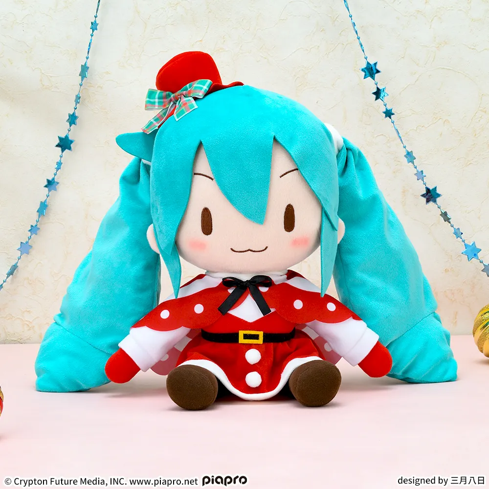 初音ミクシリーズ　ふわぷち　LLぬいぐるみ“初音ミク-クリスマス”