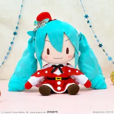 初音ミクシリーズ　ふわぷち　LLぬいぐるみ“初音ミク-クリスマス”