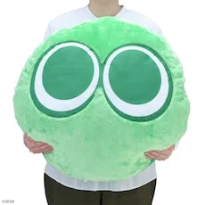 ぷよぷよ　キングサイズぬいぐるみ“みどりぷよ&きいろぷよ”