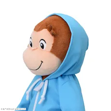 おさるのジョージ　LLぬいぐるみ　フーディー