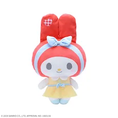ゆるかわ　サンリオキャラクターズ　LLぬいぐるみ“マイメロディ”　Spring Color