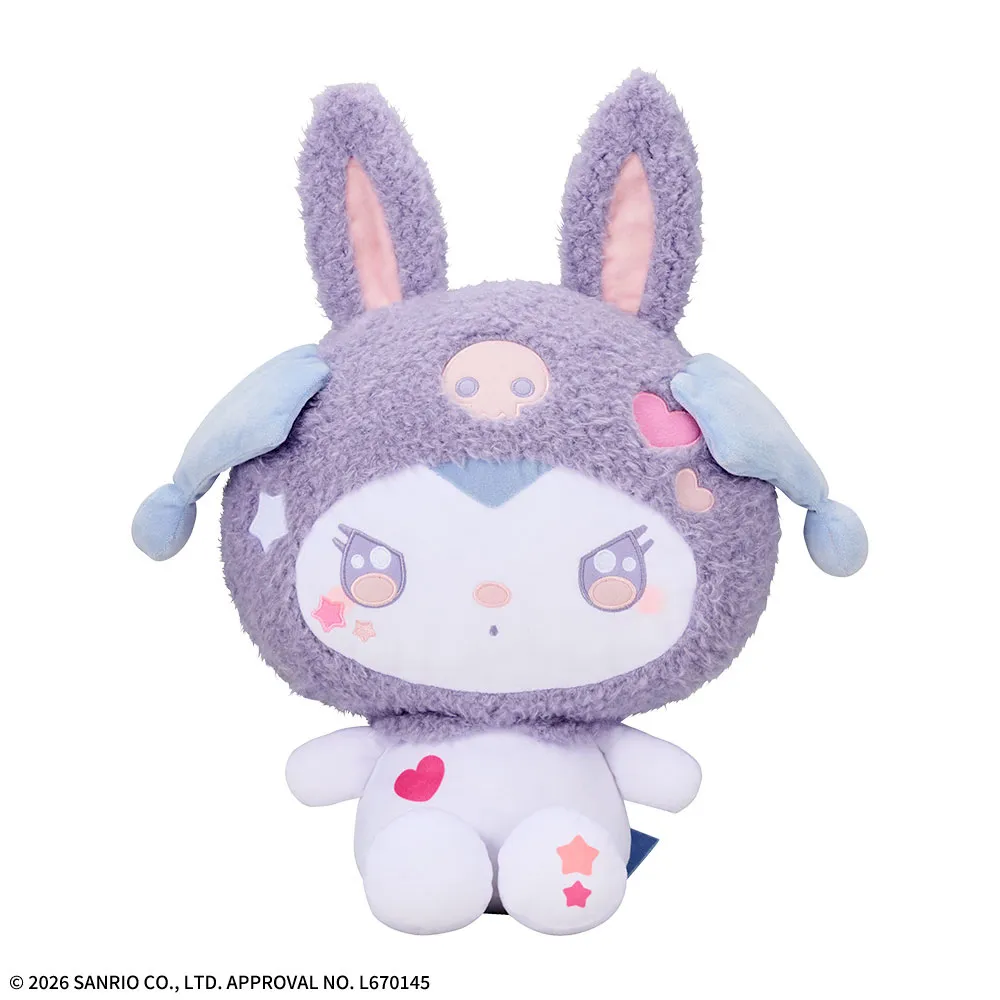 ゆるかわ　サンリオキャラクターズ　LLぬいぐるみ“クロミ”　Patch Rabbits
