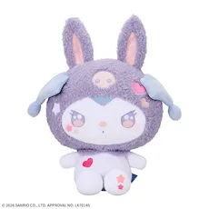 ゆるかわ　サンリオキャラクターズ　LLぬいぐるみ“クロミ”　Patch Rabbits
