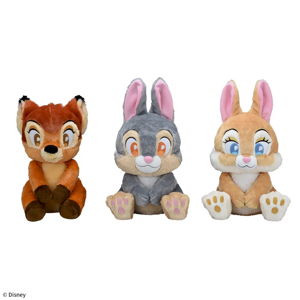 バンビ&とんすけ&ミス・バニー　うるりぃみぃ　ぬいぐるみ
