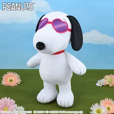 SNOOPY™ LLぬいぐるみ ハートサングラス｜プライズ・くじ・グッズ情報