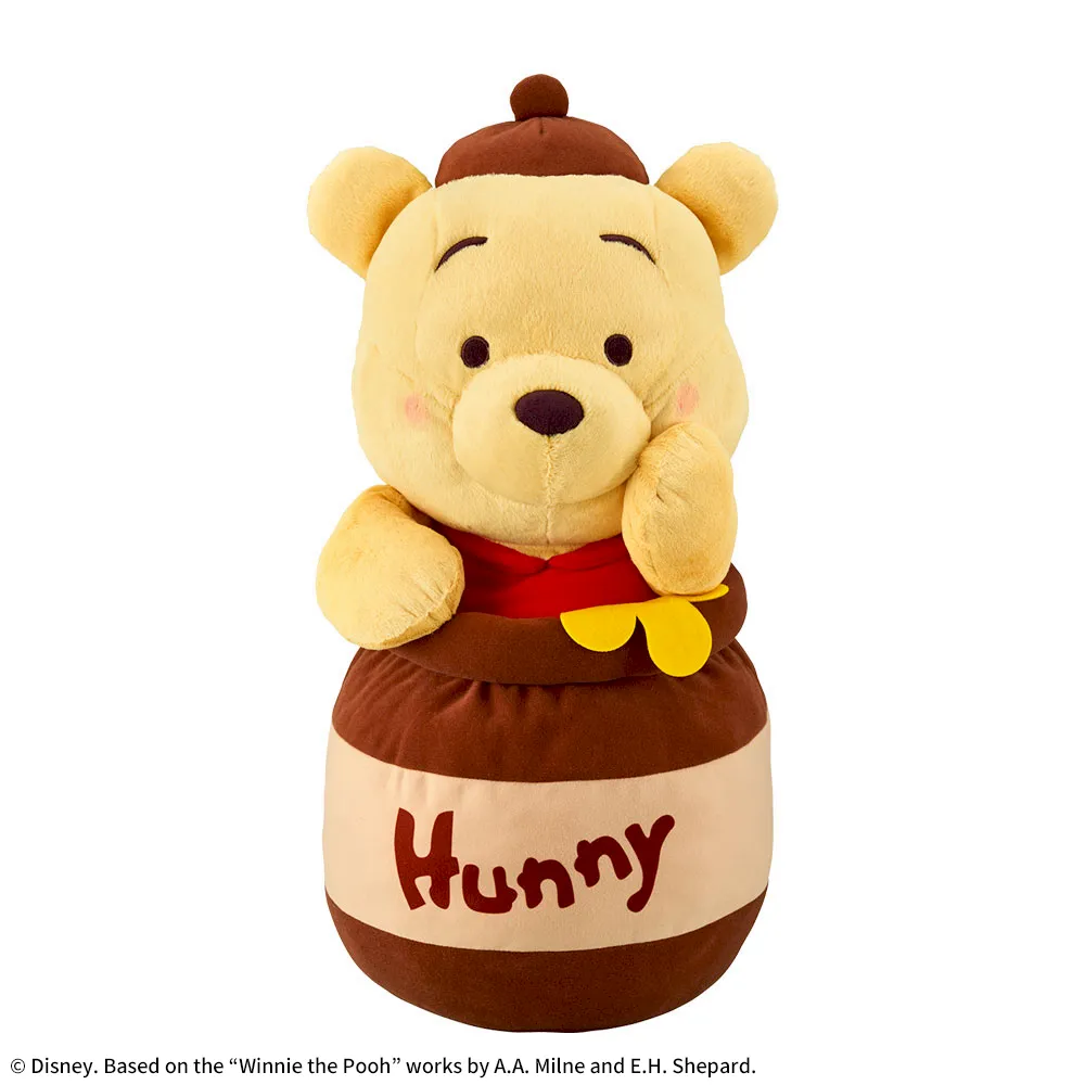 くまのプーさん　赤いほっぺ　グランデぬいぐるみ　ハニーポットVer.