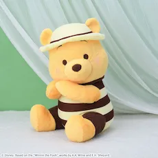 くまのプーさん 赤いほっぺ LLぬいぐるみ はちみつのうたVer