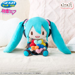 セガラッキーくじ　初音ミク　ピアプロキャラクターズ ふわぷち　1ロット セガ ラッキーくじ ピアプロキャラクターズ「ふわぷち