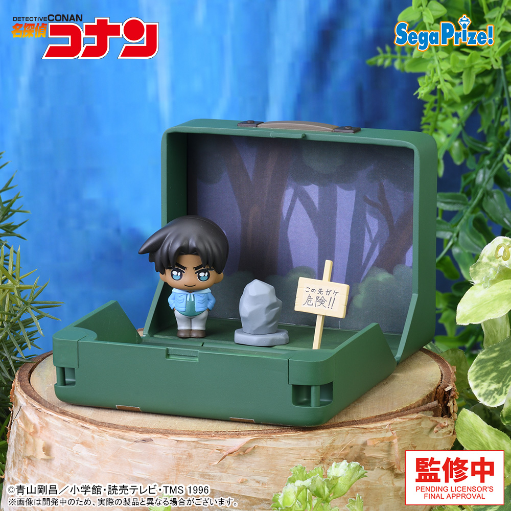 コナンプライズ品フィギュア 名探偵コナン』の工藤新一と毛利蘭のプライズフィギュアをそろえて作品